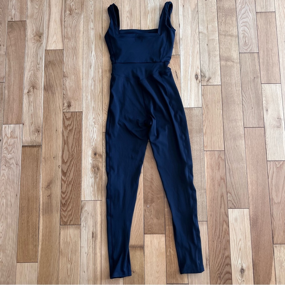 Yllw The Label Black Square Neck Jumpsuit Bodysuit Size Small - Picture 6 of 8